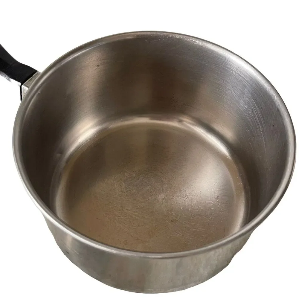 Farberware Stainless Steel Aluminum Clad 1 Qt Saucepan Pot Pan Handle with Lid